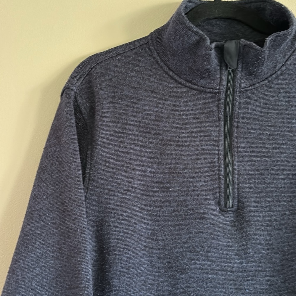 J.CREW AUTHENTIC FLEECE 1/4 ZIP PULLOVER MEN’S TOP Size M